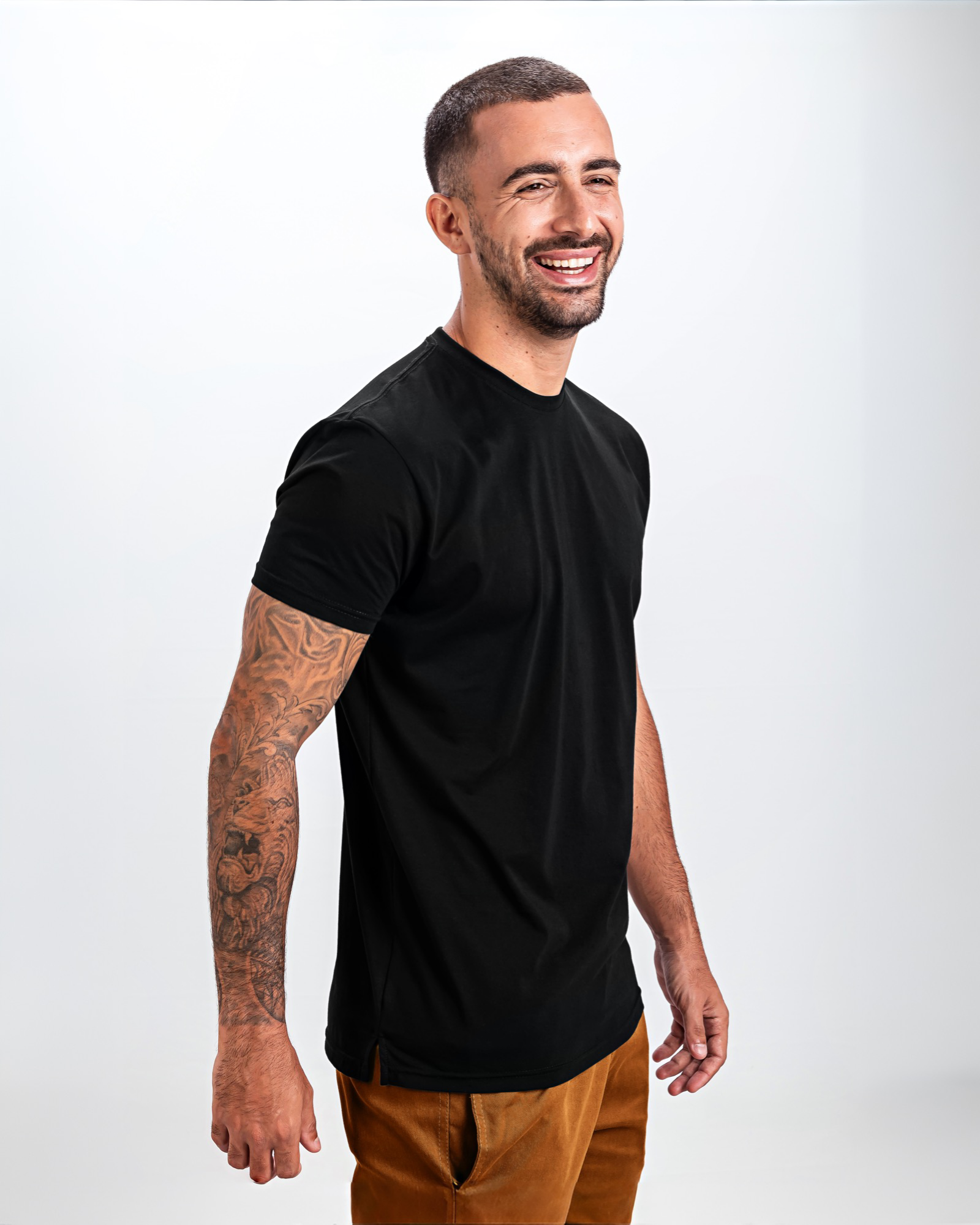 T-shirt Pima D+ Preta