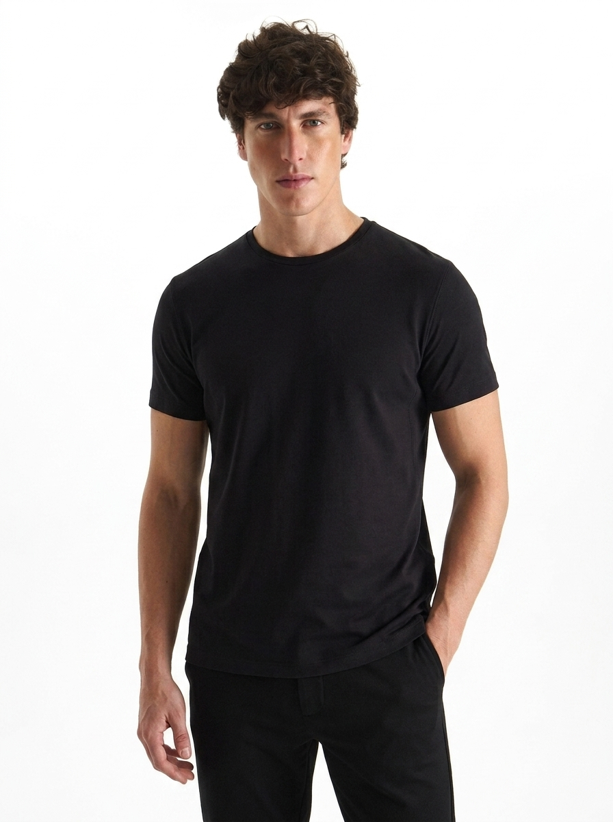 T-shirt Pima D+ Preta