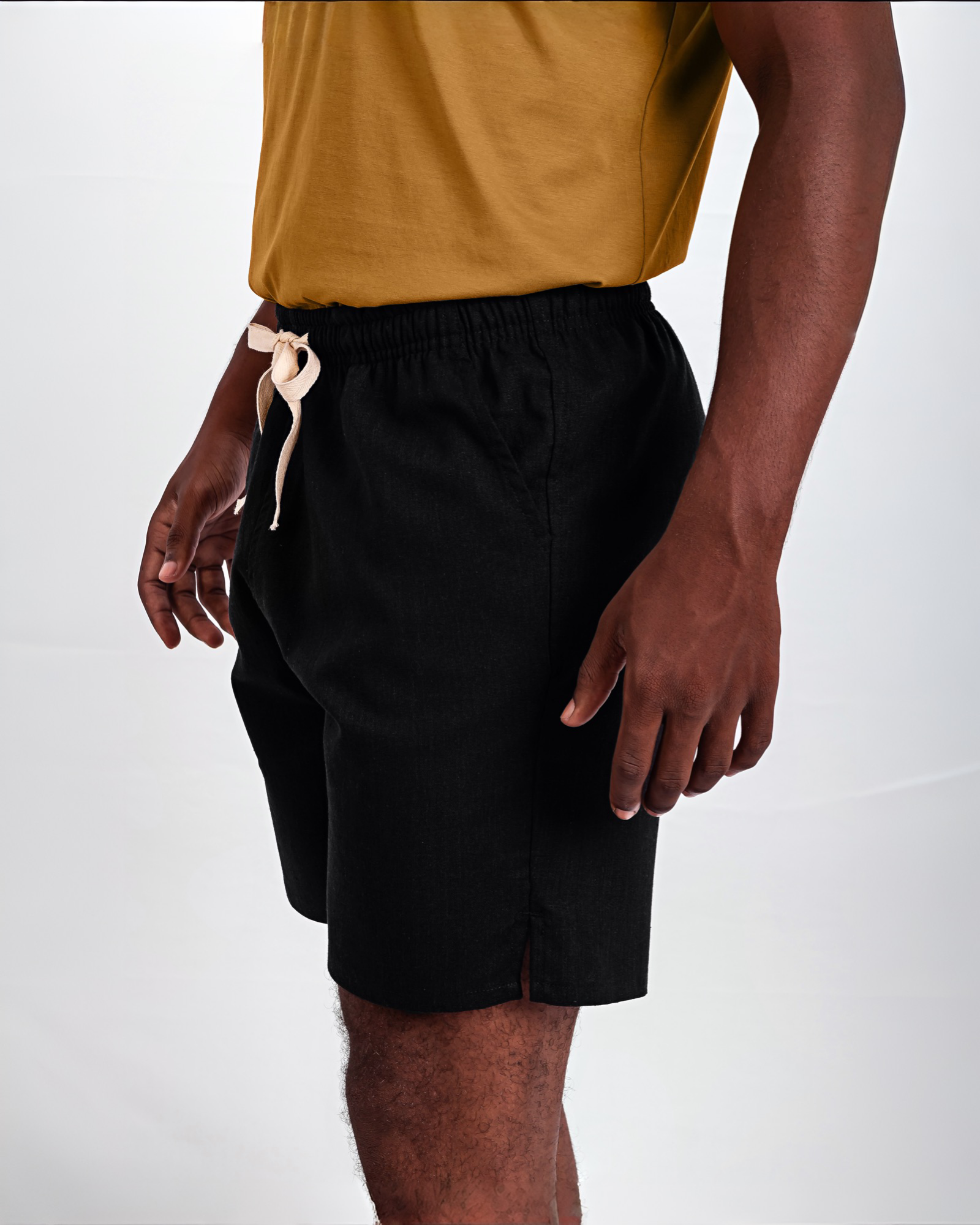 Short Raw Linho