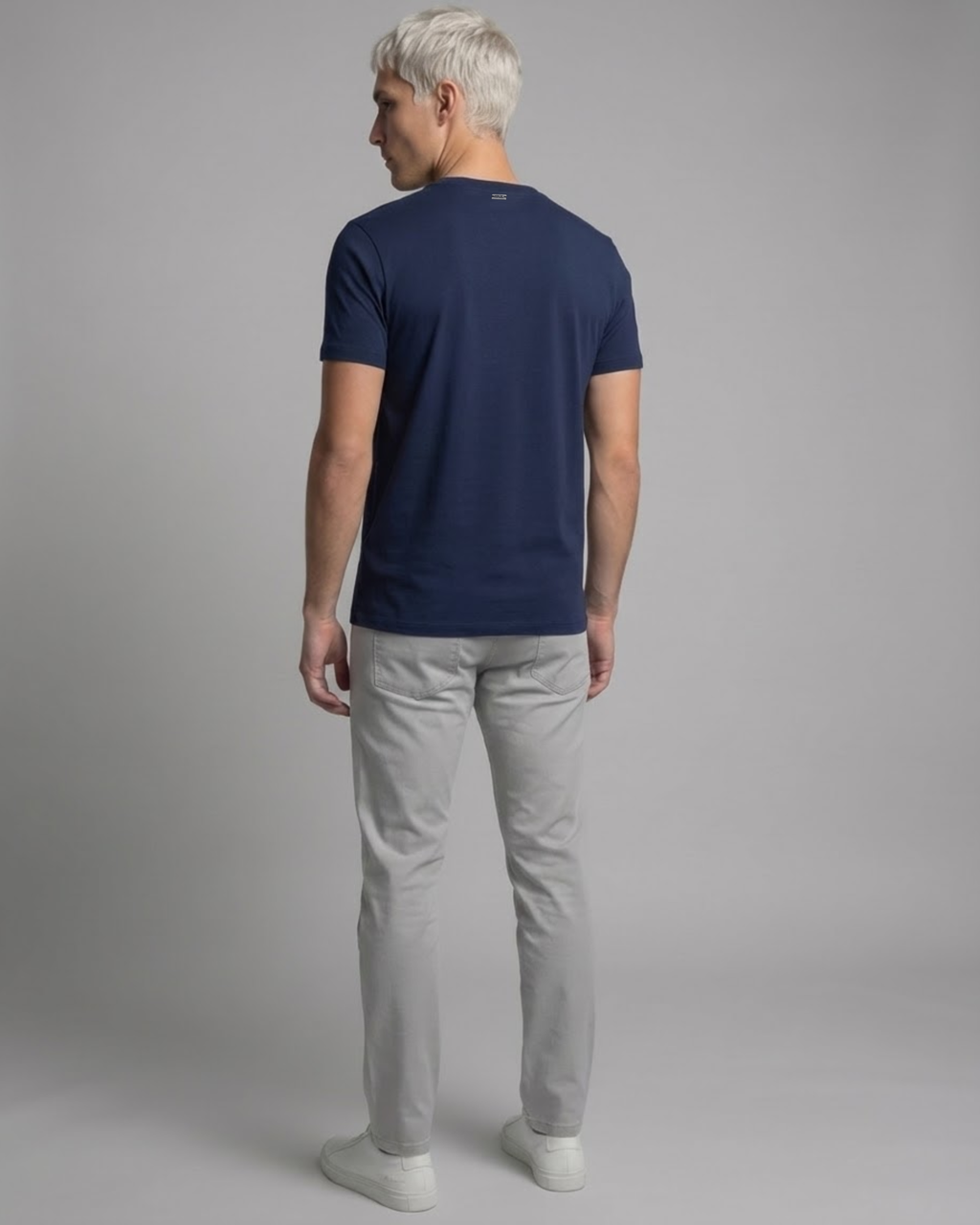 T-shirt Cotton Pima Marinho